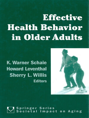 cover image of Effective Health Behavior in Older Adults